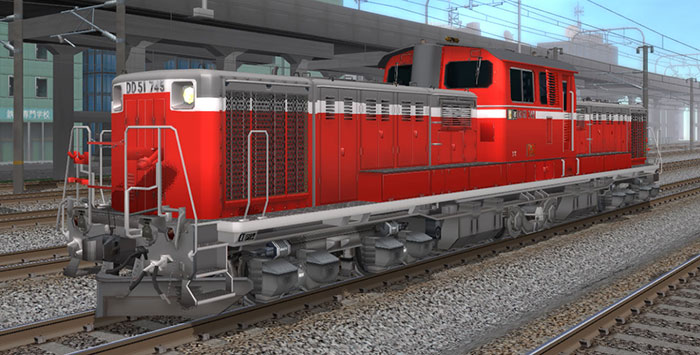 DD51ディーゼル機関車